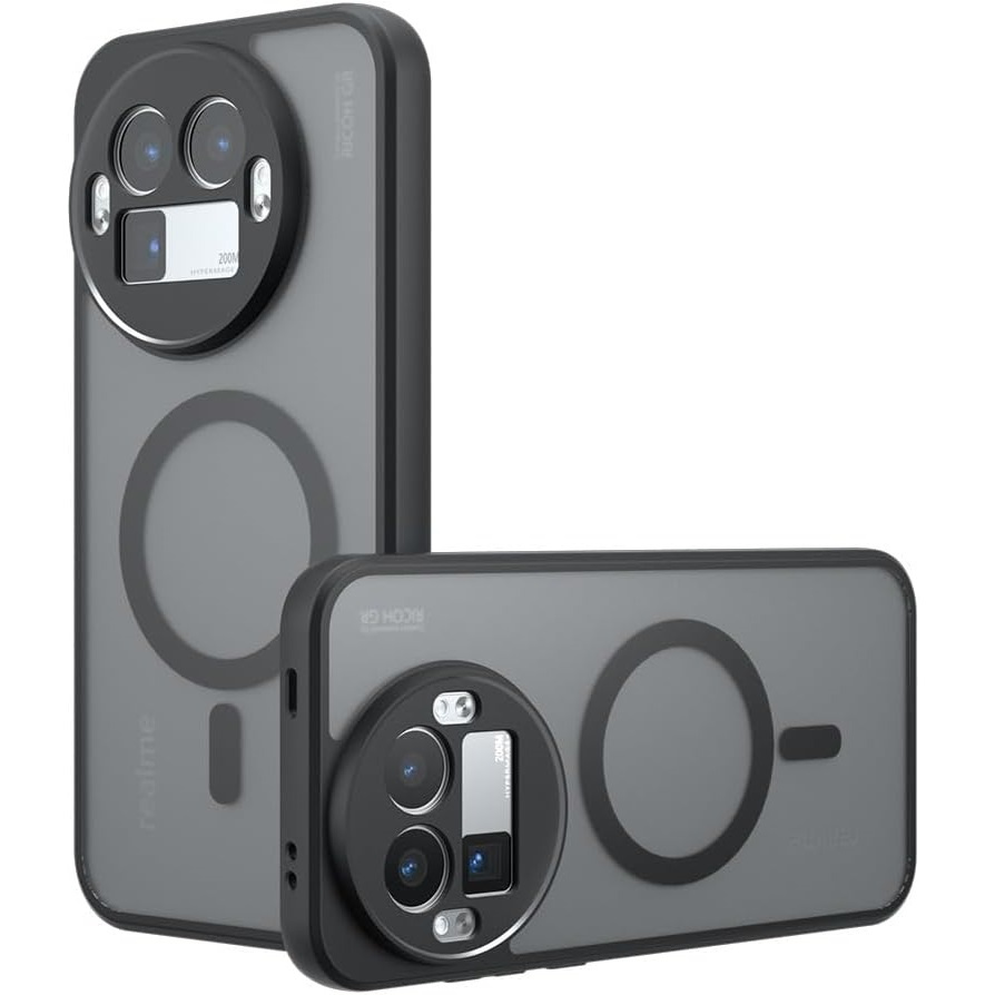 Realme Gt 8 Pro Hülle, Für Magsafe, Mattschwarz