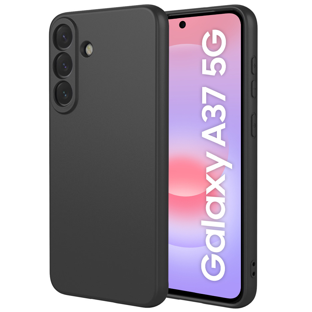 Schutzhülle Für Samsung Galaxy A37 5g, Silikon Lite, Schwarz