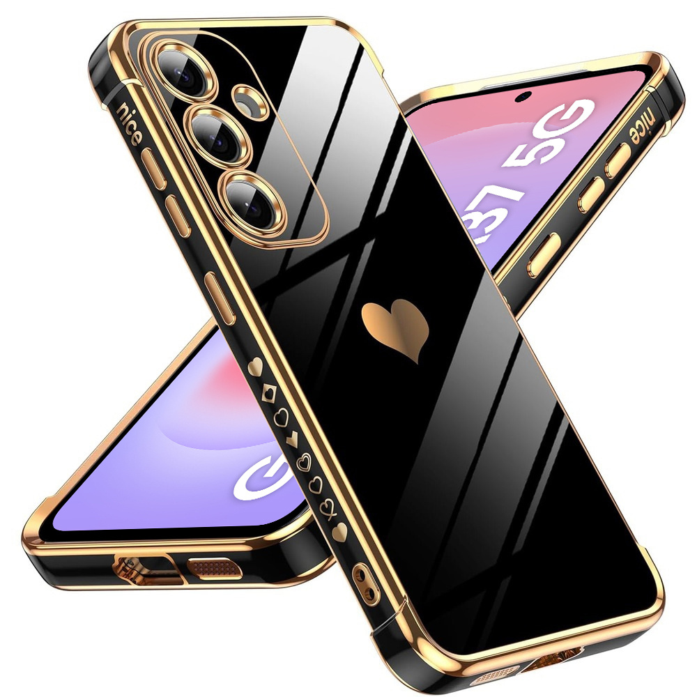 Schutzhülle Für Samsung Galaxy A37 5g, Elektroherz, Schwarz