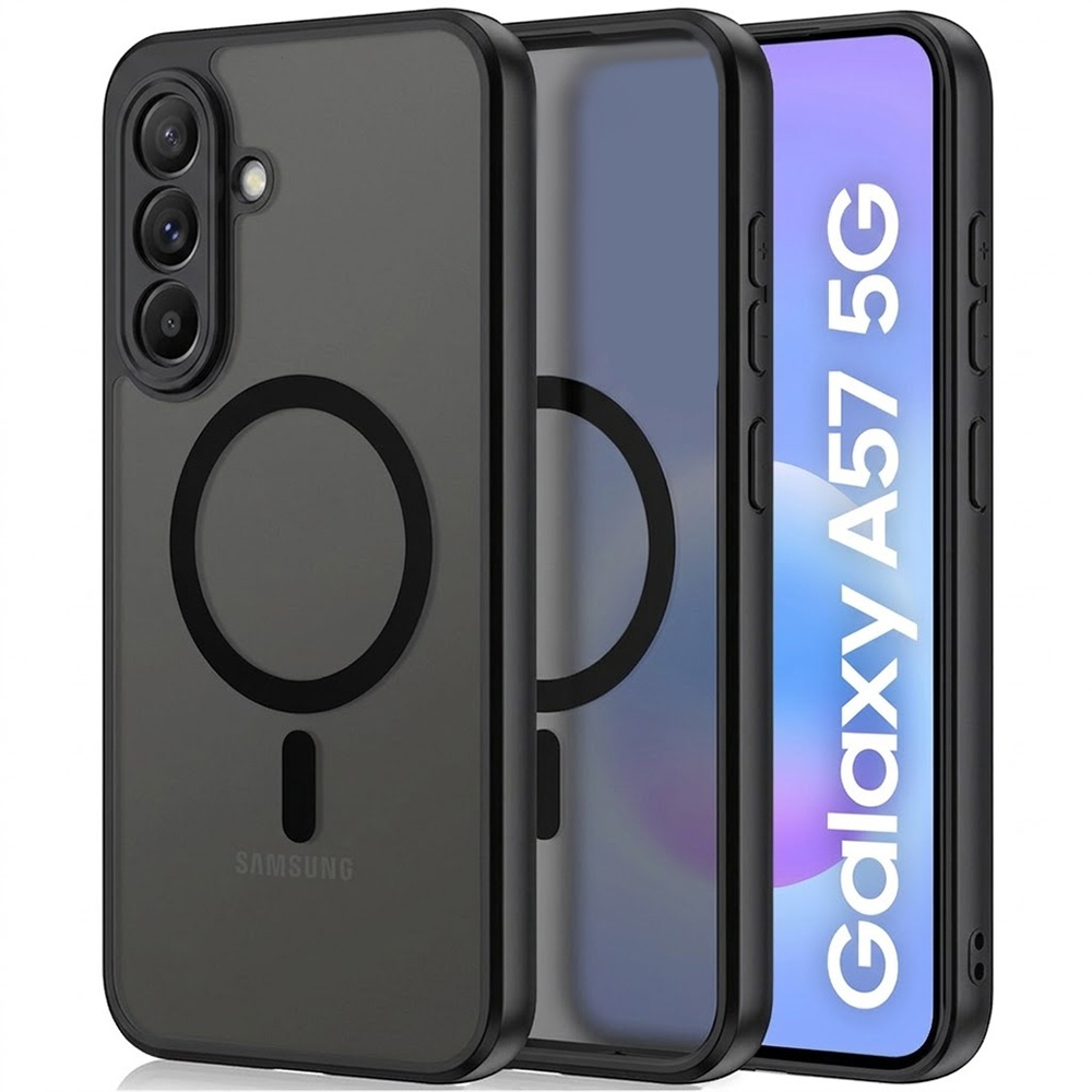 Samsung Galaxy A57 5g Fusion Hybrid-hülle Mit Magsafe-anschluss, Schwarz