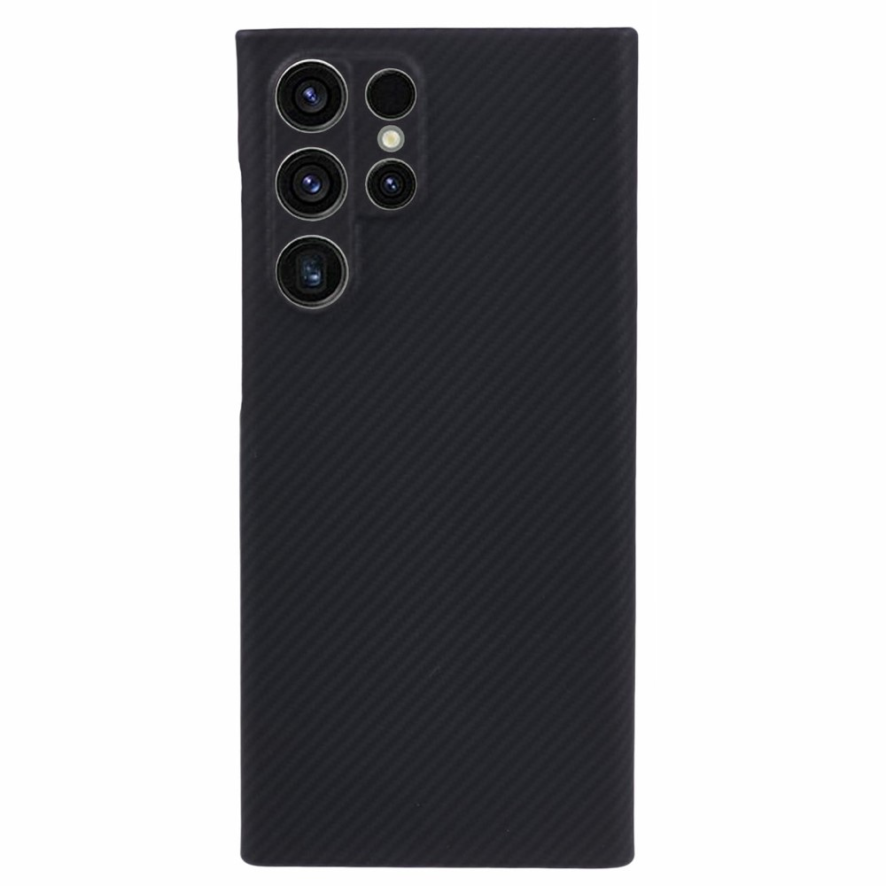 Schutzhülle Für Samsung Galaxy S22 Ultra, Aramidfaser-abdeckung, Schwarz