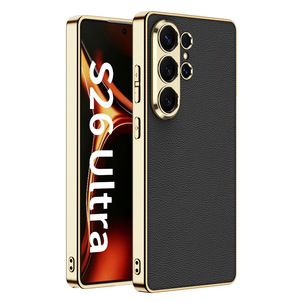 Schutzhülle Für Samsung Galaxy S26 Ultra, Gkk Leder, Schwarz