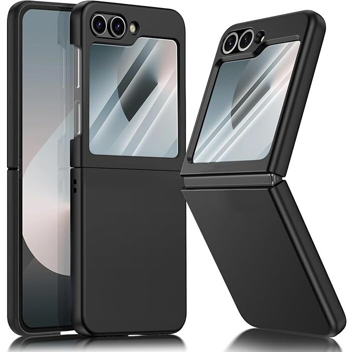 Schutzhülle Für Samsung Galaxy Z Flip7 Fe / Z Flip6, Pc-hülle, Schwarz