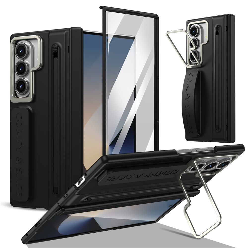Schutzhülle Für Samsung Galaxy Z Fold 8 Ultra, Mit Glas Und Stift, Schwarz
