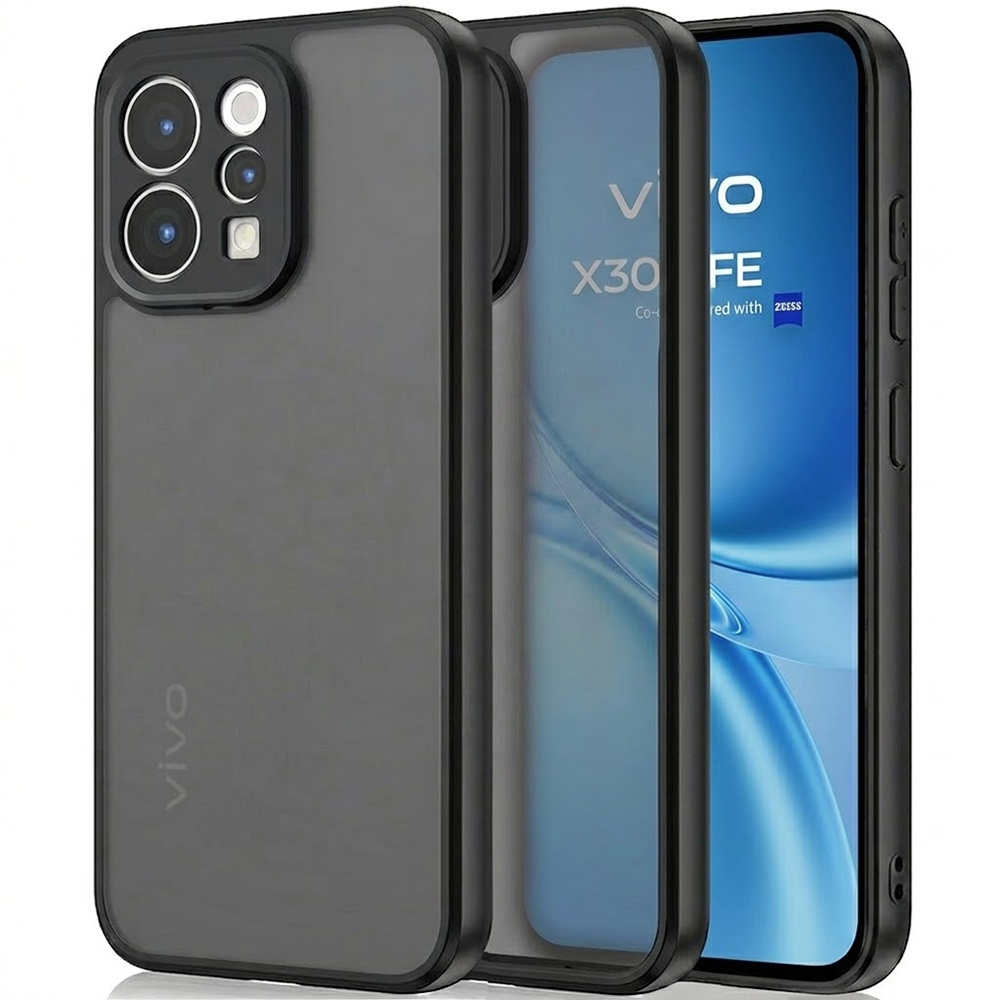 Hülle Für Vivo V70 5g, Fusion Hybrid, Mattschwarz
