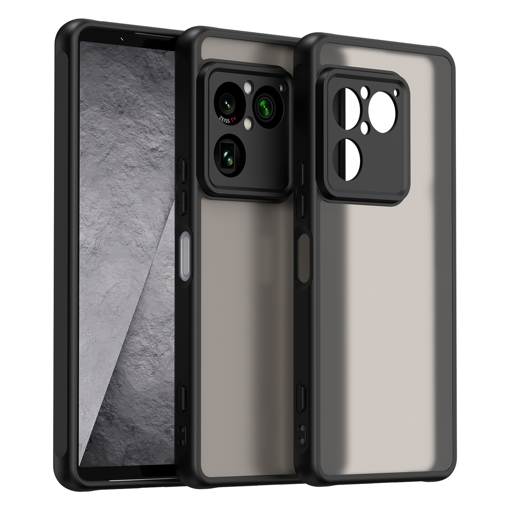 Hülle Für Sony Xperia 1 Viii, Fusion Hybrid, Matt Schwarz