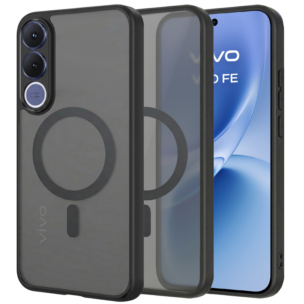 Schutzhülle Für Vivo V70 Fe, Mit Magsafe-funktion, Mattes Design, Schwarz