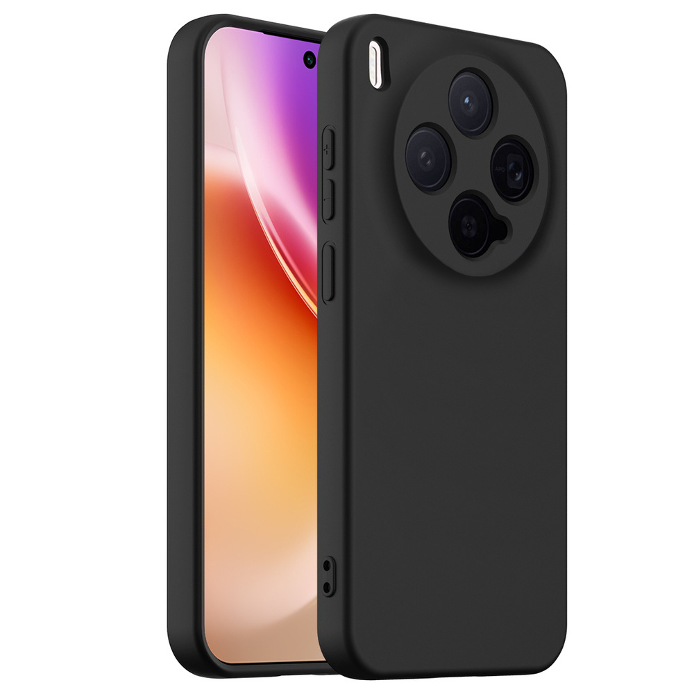 Hülle Für Vivo X300, Silicone Lite, Mit Magsafe, Schwarz