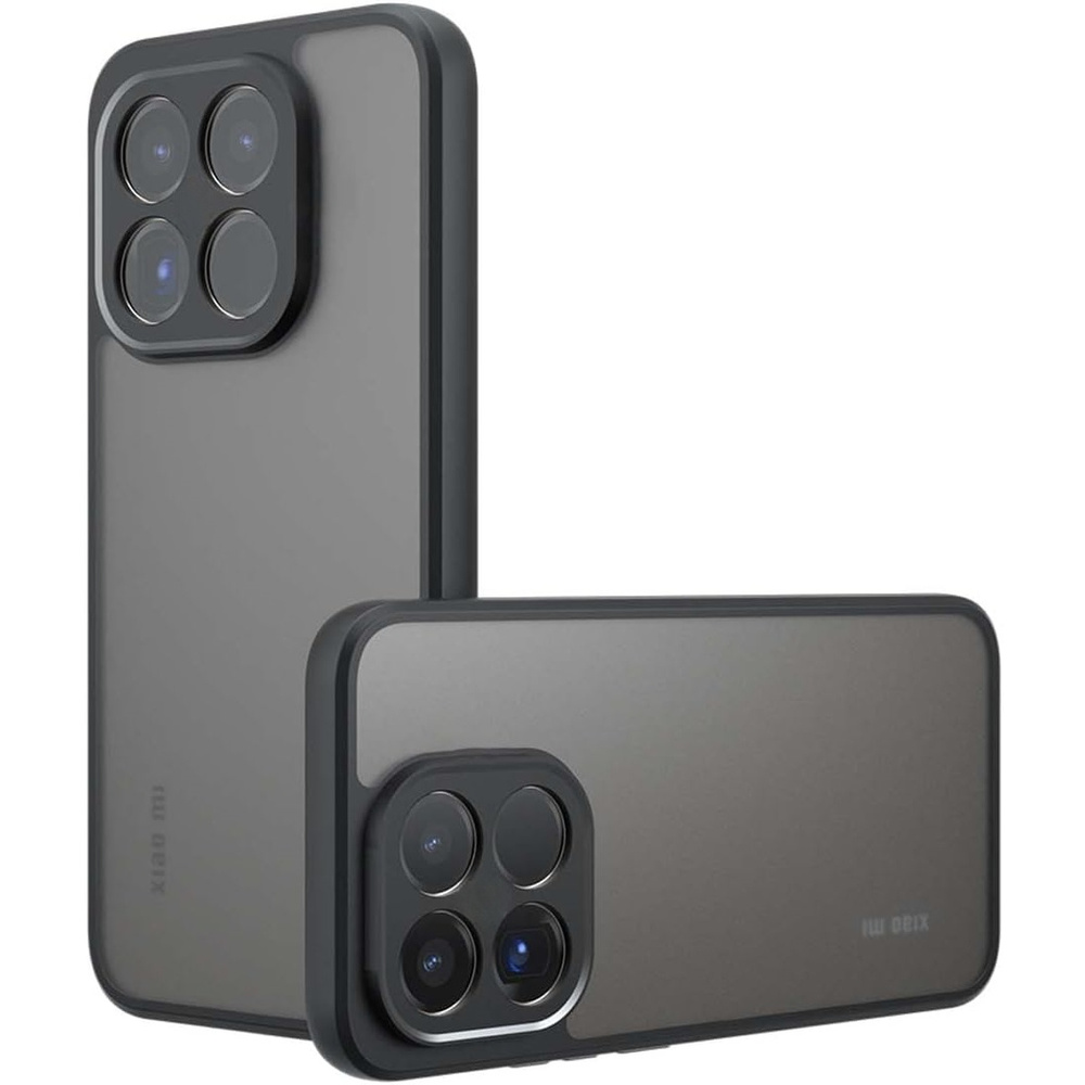 Hülle Für Xiaomi 15t, Fusion Hybrid, Matt Schwarz