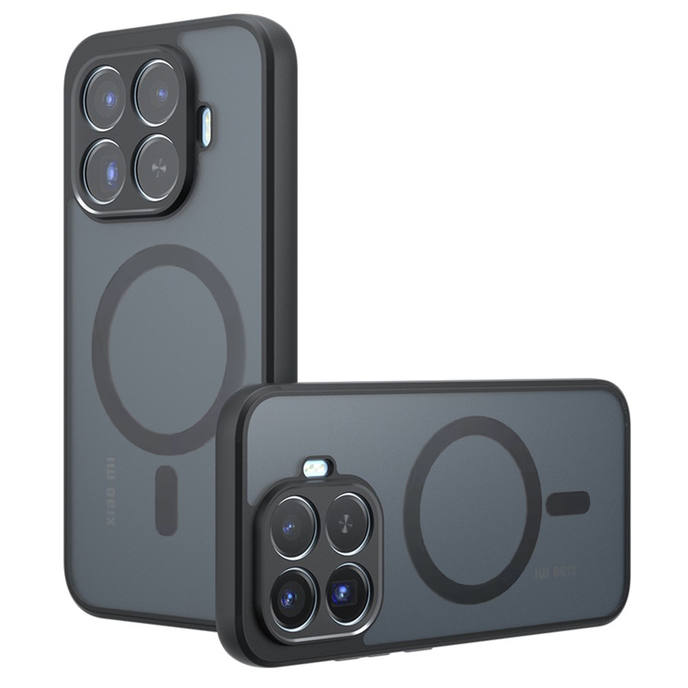 Schutzhülle Für Xiaomi 17t Pro, Mit Magsafe-anschluss, Mattes Design, Schwarz
