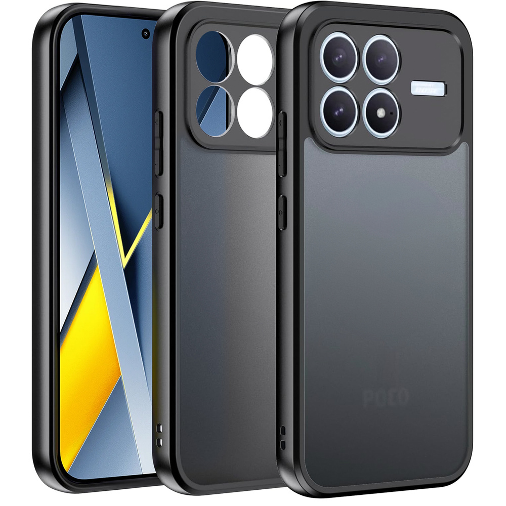 Schutzhülle Für Xiaomi Poco F8 Pro, Fusion Hybrid, Mattschwarz