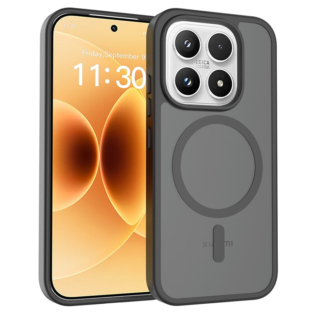 Schutzhülle Für Xiaomi 17, Matte Hülle, Mit Magsafe-funktion, Mattschwarz