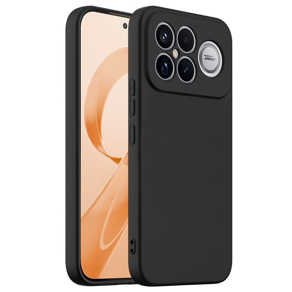 Schutzhülle Für Xiaomi Poco F8 Ultra, Silicone Lite, Mit Magsafe-funktion, Schwarz