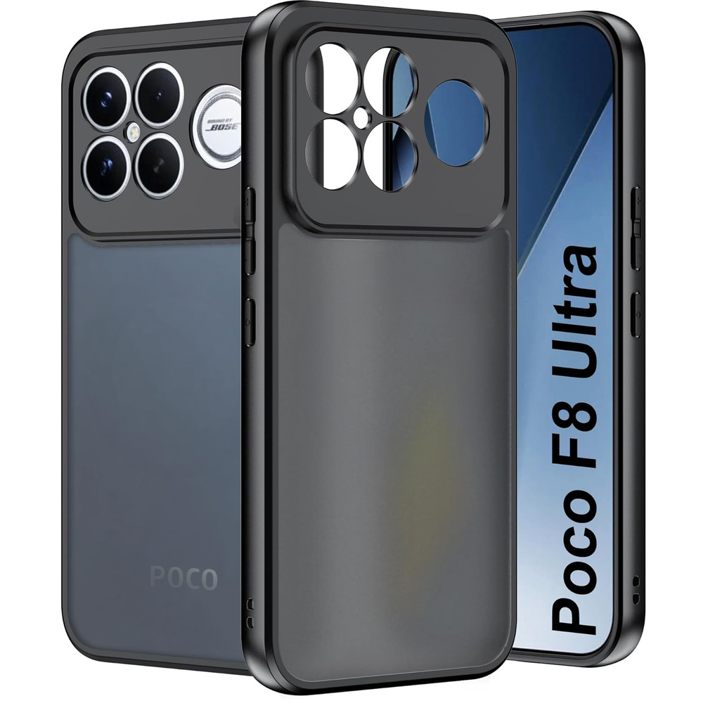 Schutzhülle Für Xiaomi Poco F8 Ultra, Fusion Hybrid, Mattschwarz