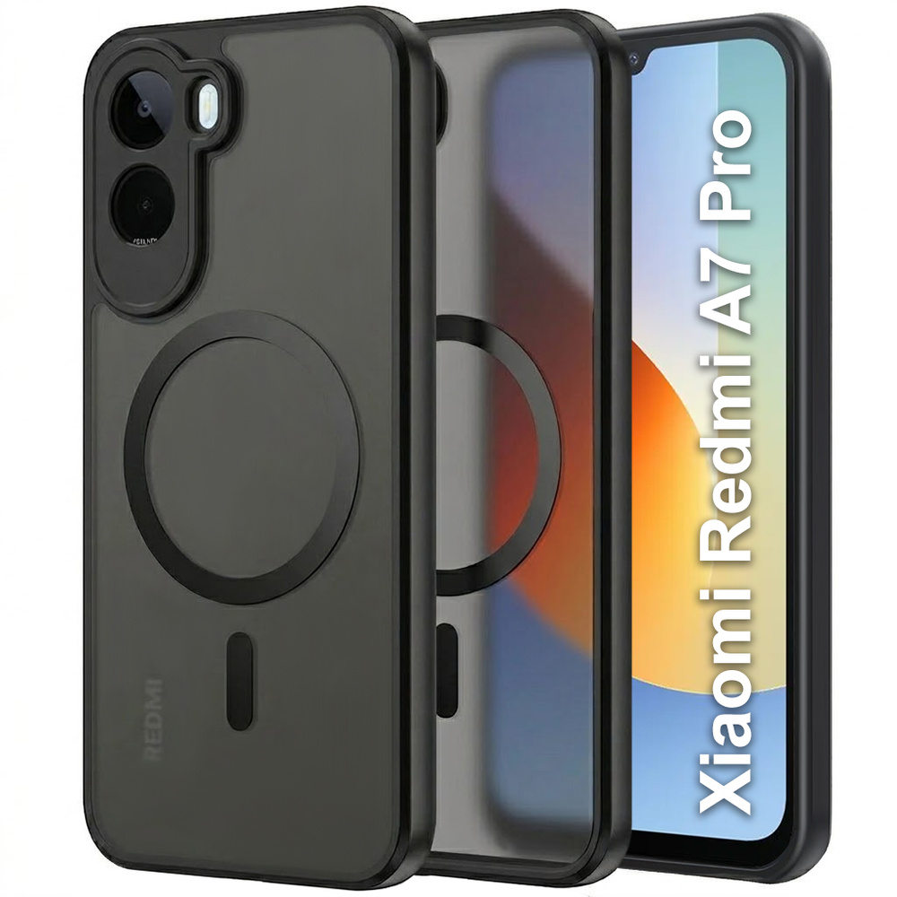 Schutzhülle Für Xiaomi Redmi A7 Pro, Mit Magsafe-funktion, Matt Schwarz