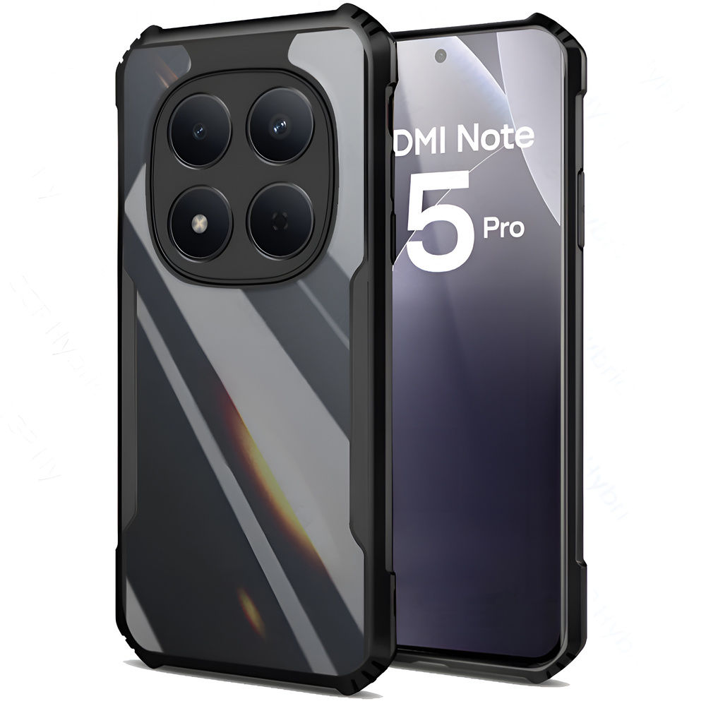 Schutzhülle Für Xiaomi Redmi Note 15 Pro 4g, Stoßfest, Hybrid, Schwarz