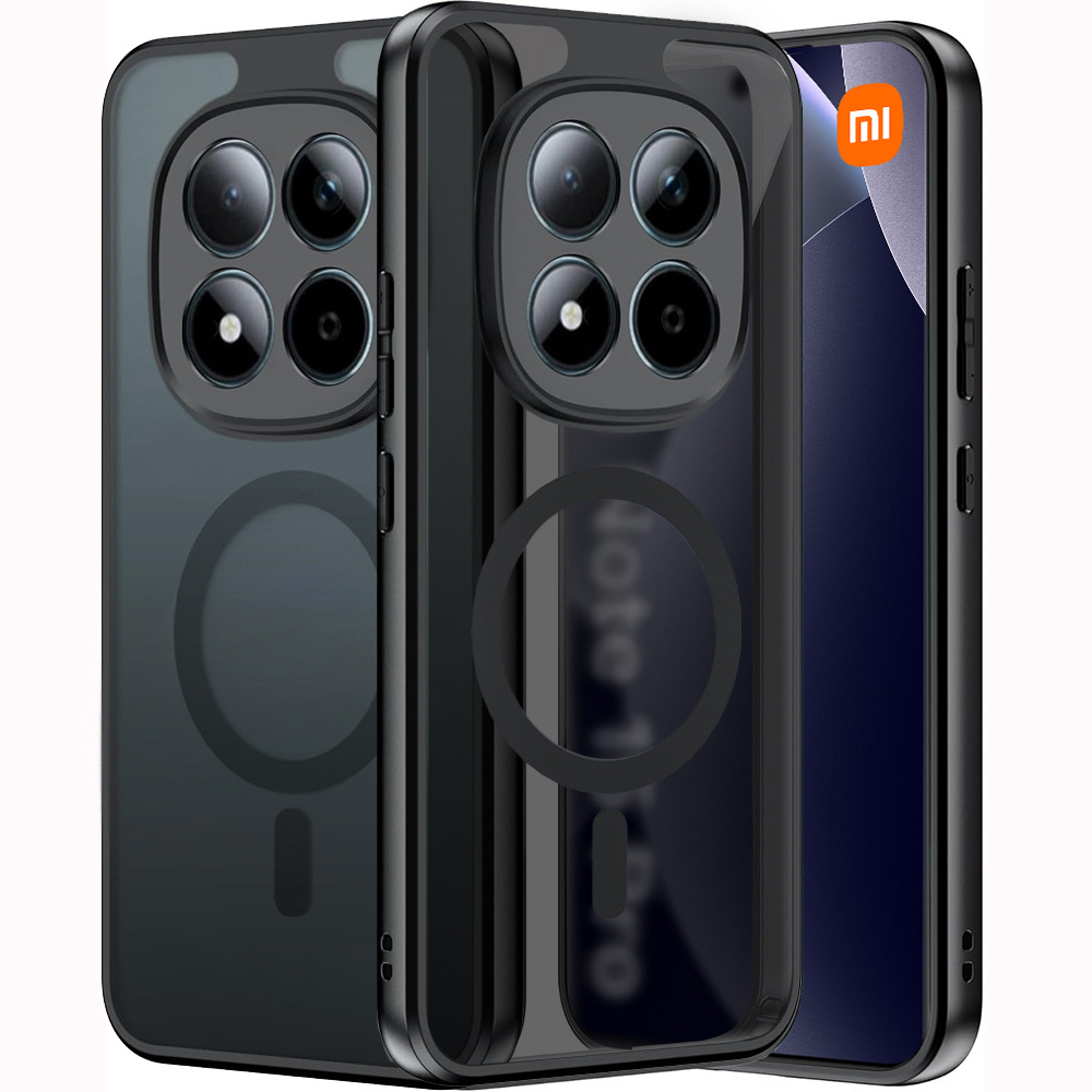 Schutzhülle Für Xiaomi Redmi Note 15 Pro 4g, Mit Magsafe-funktion, Matt Schwarz