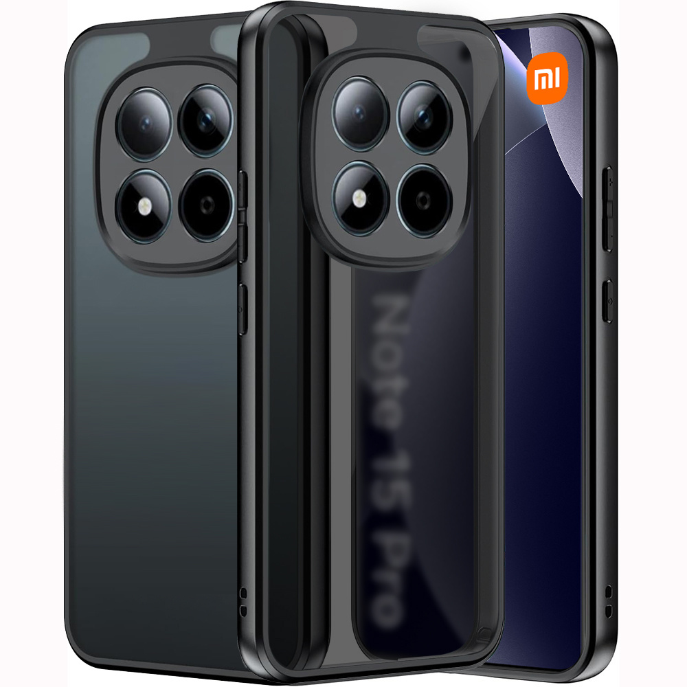 Schutzhülle Für Xiaomi Redmi Note 15 Pro 4g, Fusion Hybrid, Mattschwarz