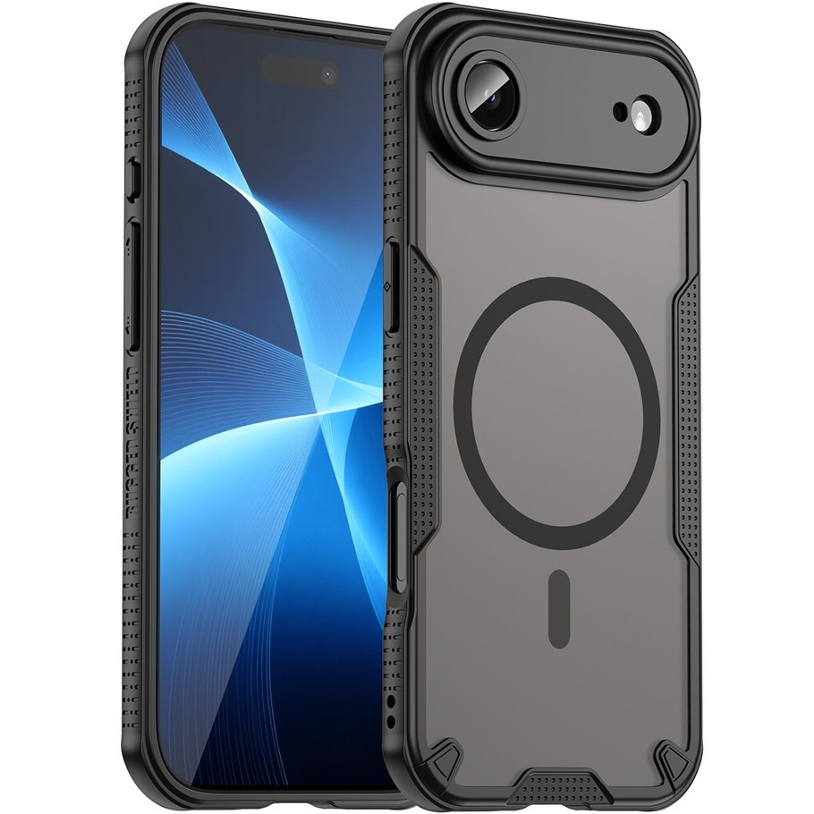 Iphone Air Hülle, Mit Magsafe-funktion, Matt Gepanzert, Schwarz