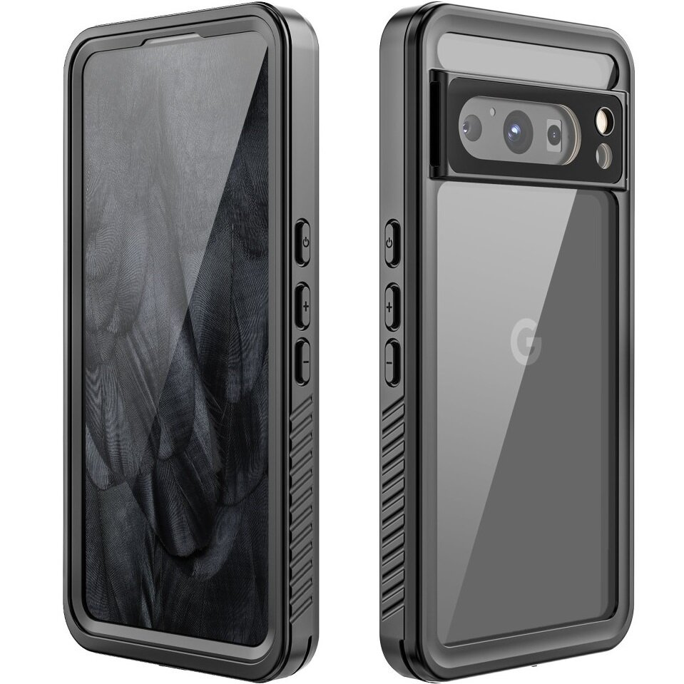 Ip68 Wasserdichte Hülle Für Google Pixel 8 Pro, Schwarz