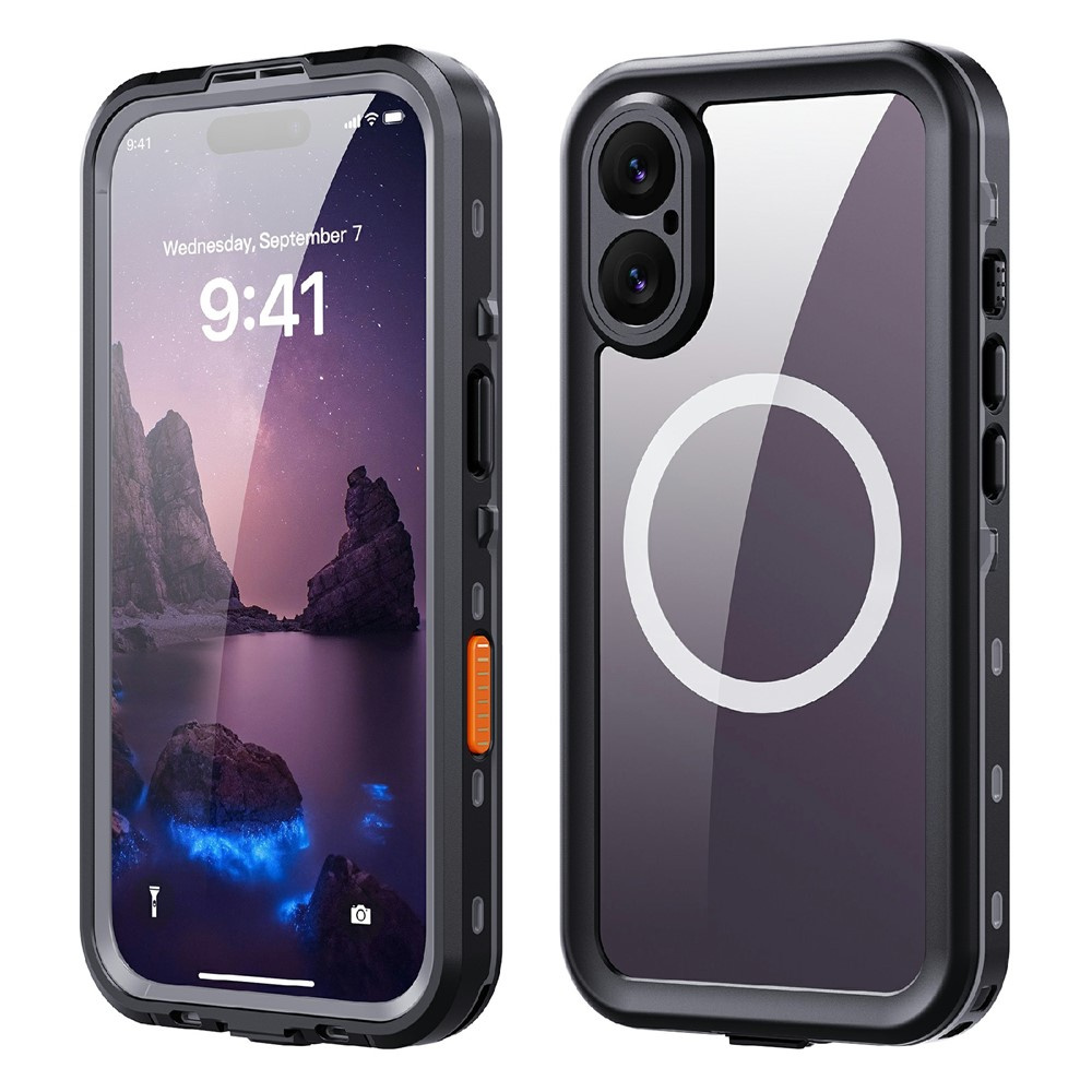 Ip68 Wasserdichte Hülle Für Iphone 17, Shellbox Magsafe, Schwarz