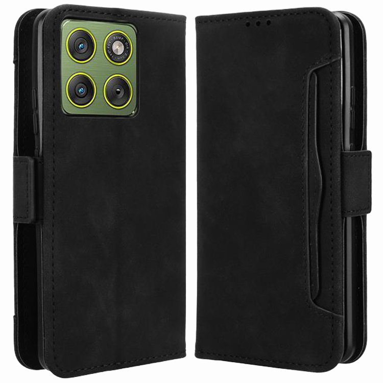 Klapphülle Für Motorola Edge 70, Mit Kartenfach, Schwarz