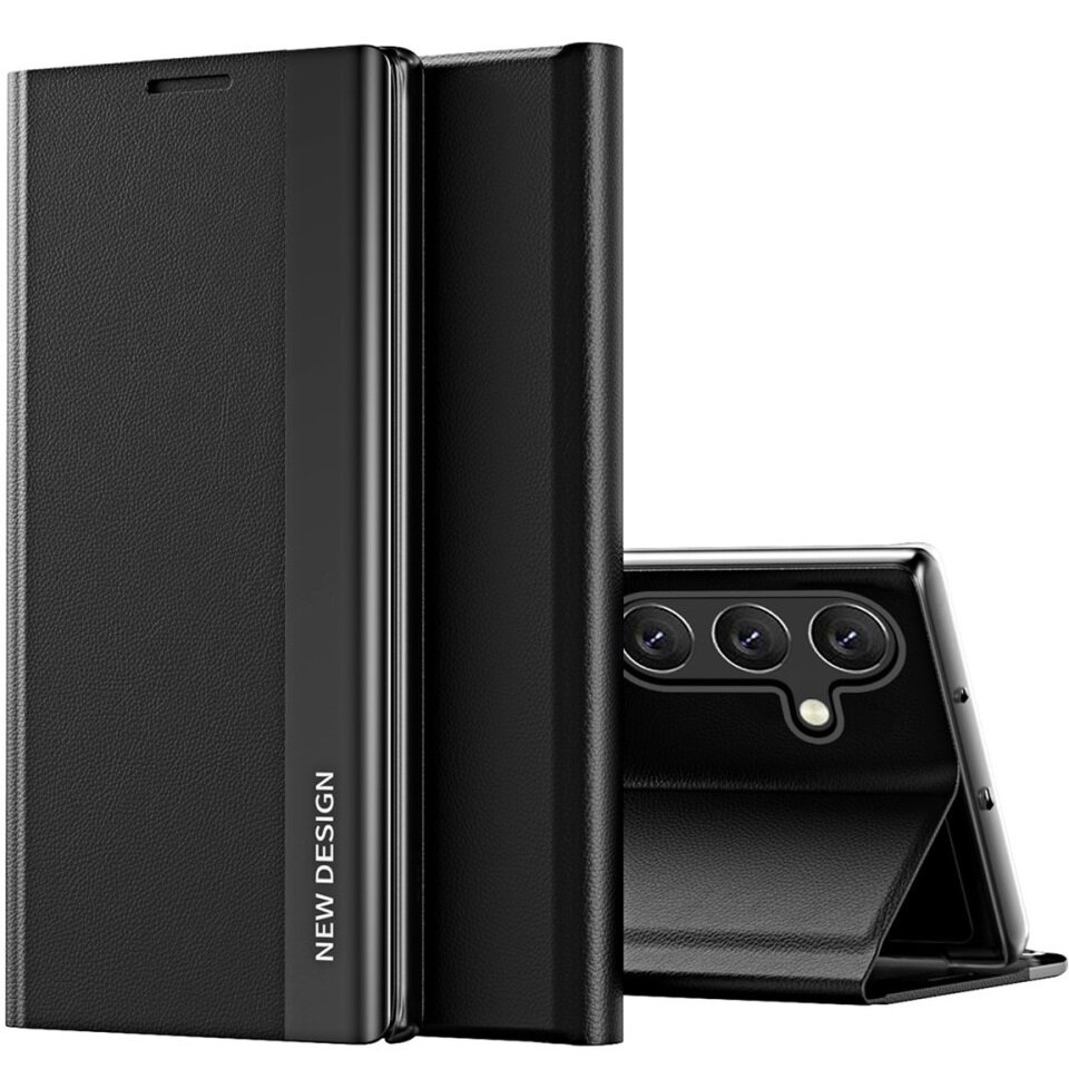 Klapphülle Für Samsung Galaxy M34, Seitlich Magnetisch, Schwarz