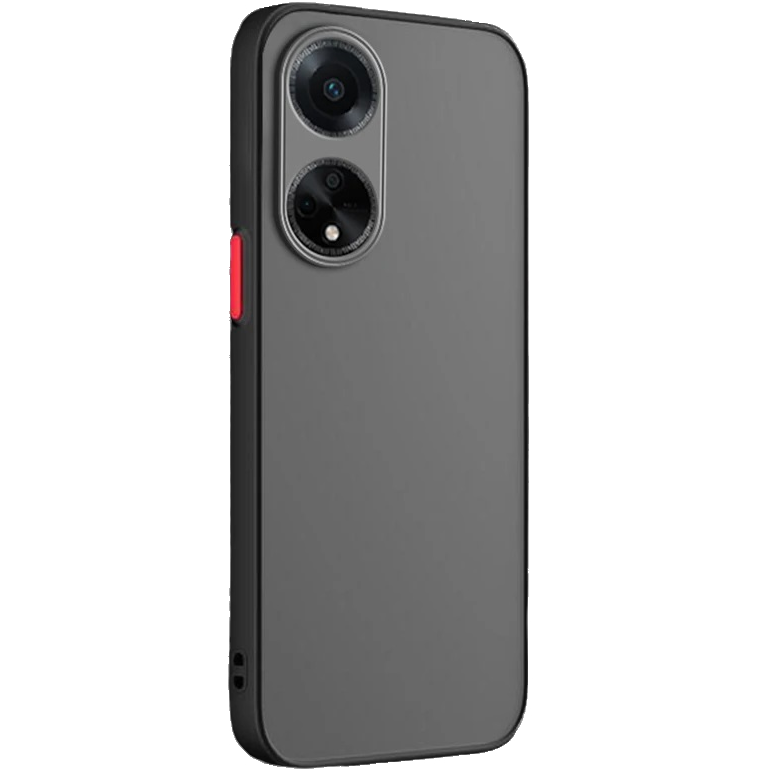 Schutzhülle Für Oppo A38 / A18, Fusion Hybrid, Mit Kameraschutz, Matt/schwarz