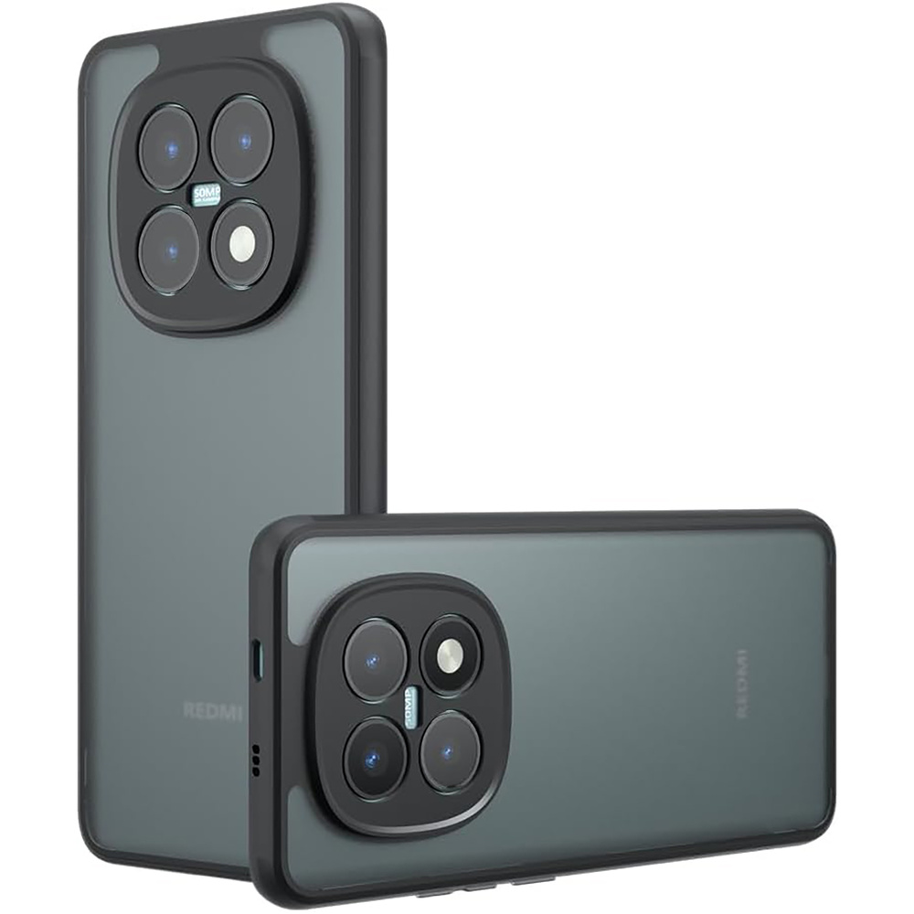 Schutzhülle Für Xiaomi Redmi Note 15 5g / Poco M8 5g, Fusion Hybrid, Mattschwarz