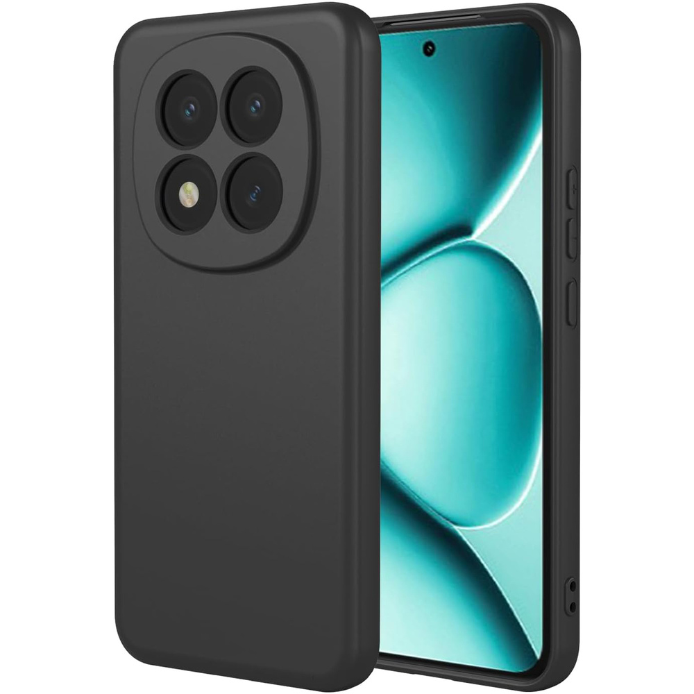 Schutzhülle Für Xiaomi Redmi Note 15 Pro Plus 5g / Poco M8 Pro 5g, Silikon Lite, Schwarz