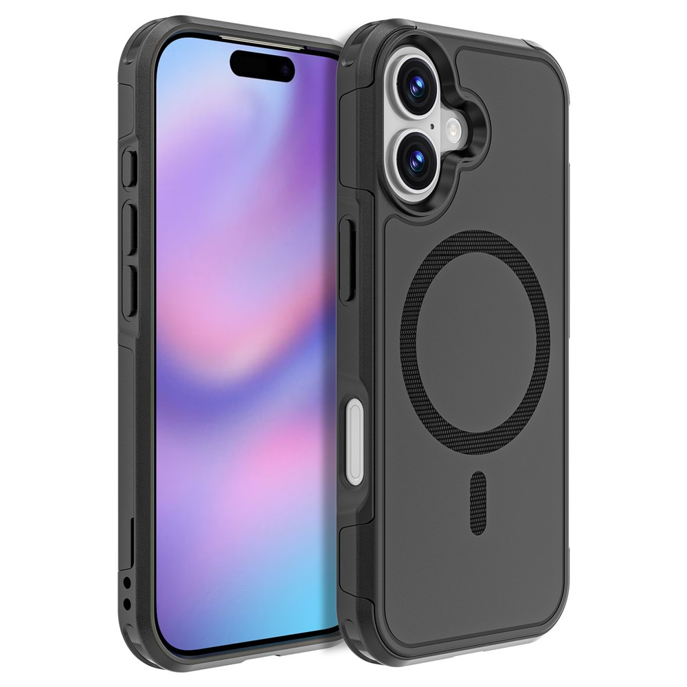 Gepanzertes Case Für Iphone 17, Magforce Magsafe, Schwarz