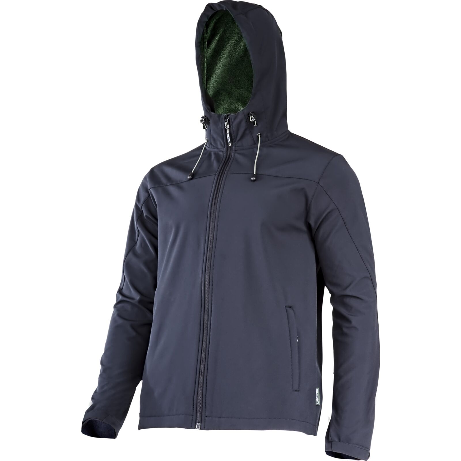 Softshelljacke Mit Kapuze, Schwarz, Größe M, Ce-zertifiziert, Lahti