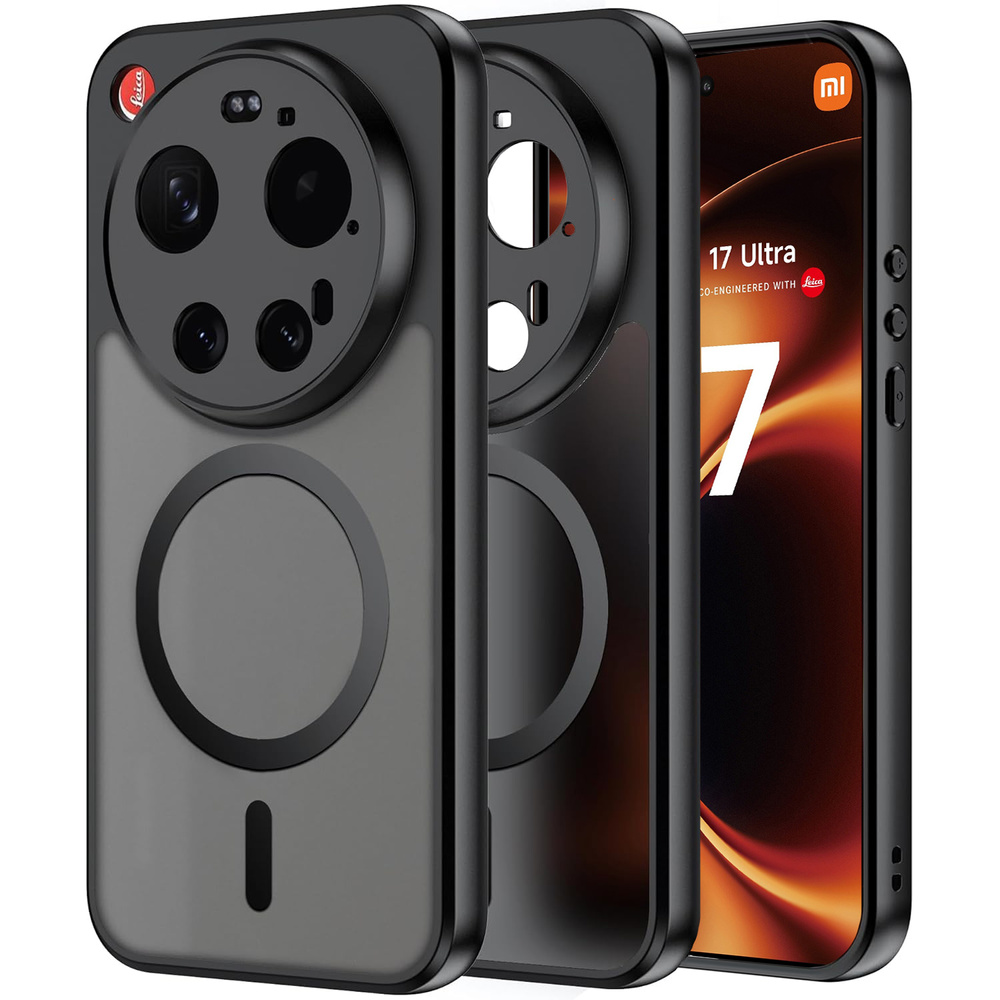 Erbord Matte Case Magsafe Für Xiaomi 17 Ultra, Schwarz