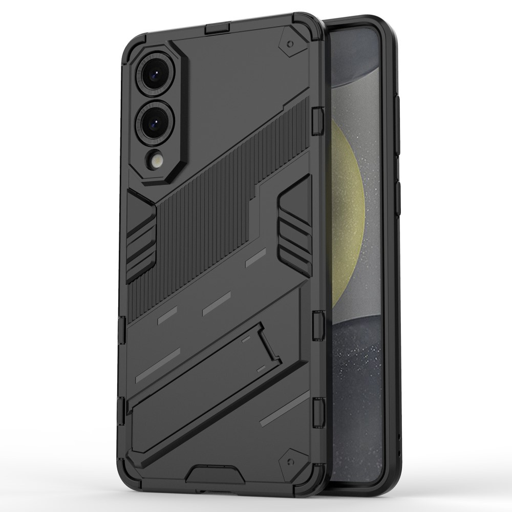 Schutzhülle Für Samsung Galaxy S25 Edge, Mit Militär-aufstellfunktion, Schwarz