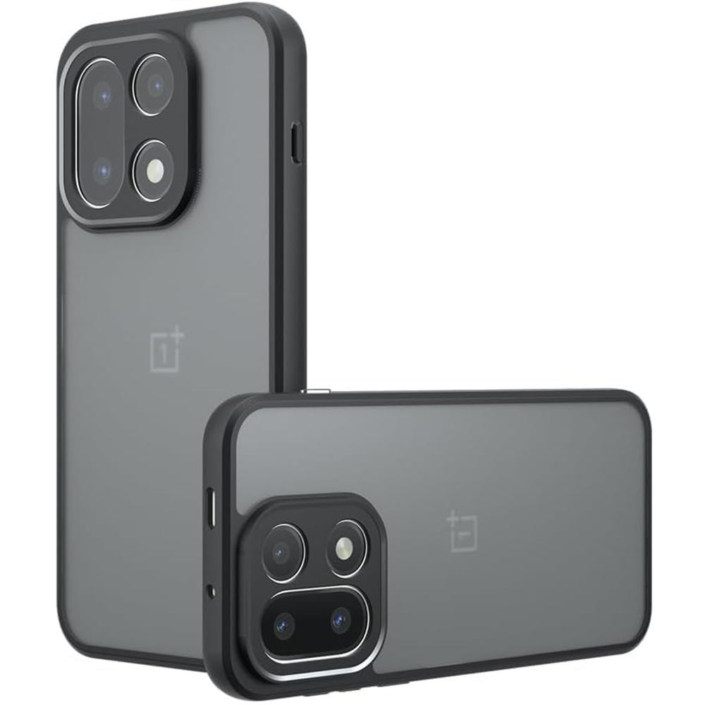 Hülle Für Oneplus 15, Fusion Hybrid, Mattschwarz