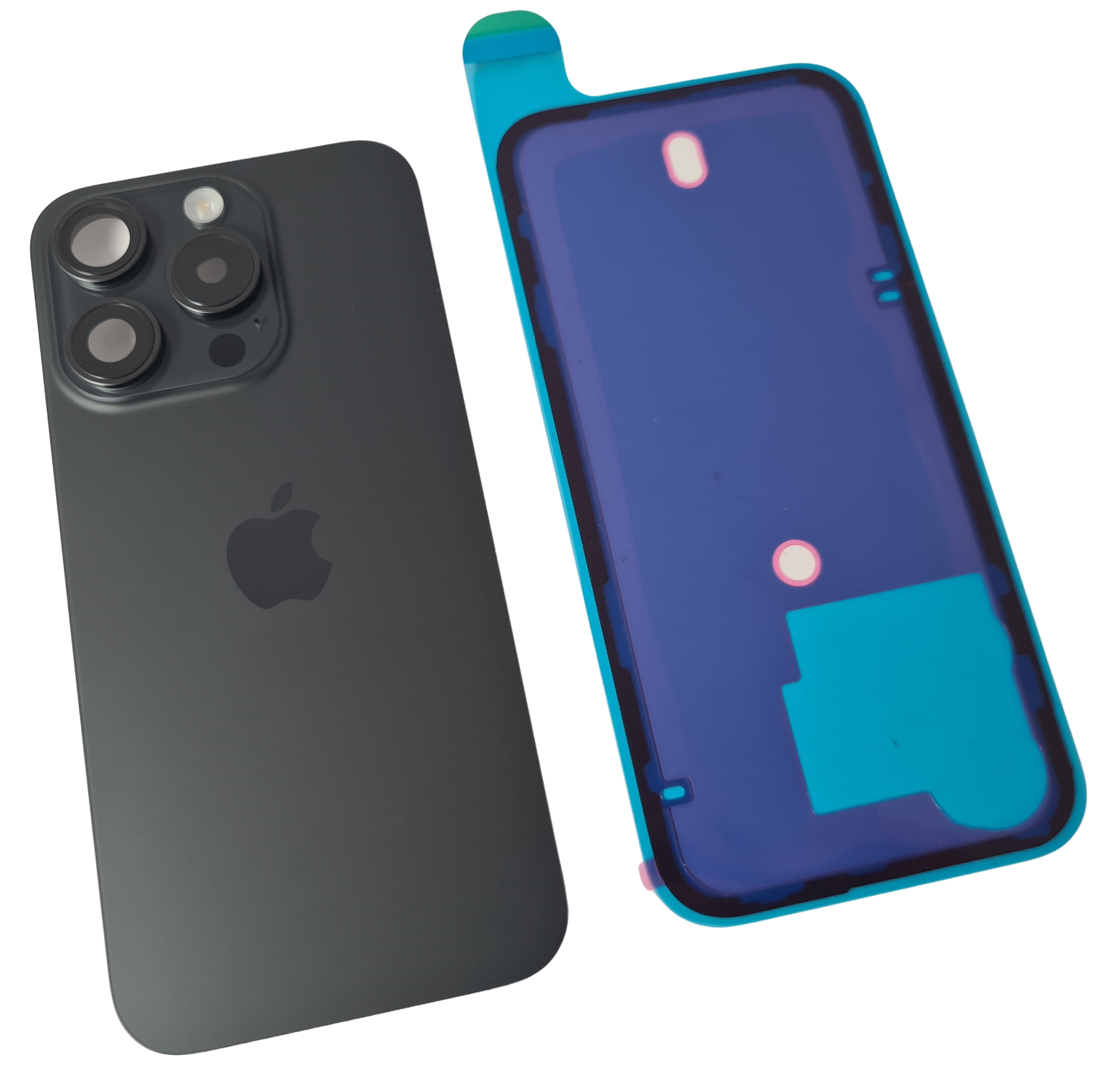 Org Plecki Grade A Original-rückseite Für Apple Iphone 15 Pro, Schwarz