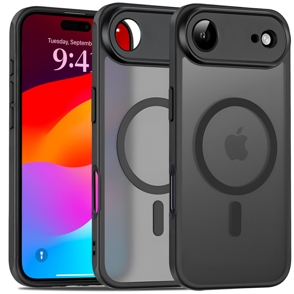 Iphone Air Hülle, Mit Magsafe-funktion, Matte Hülle, Mattschwarz