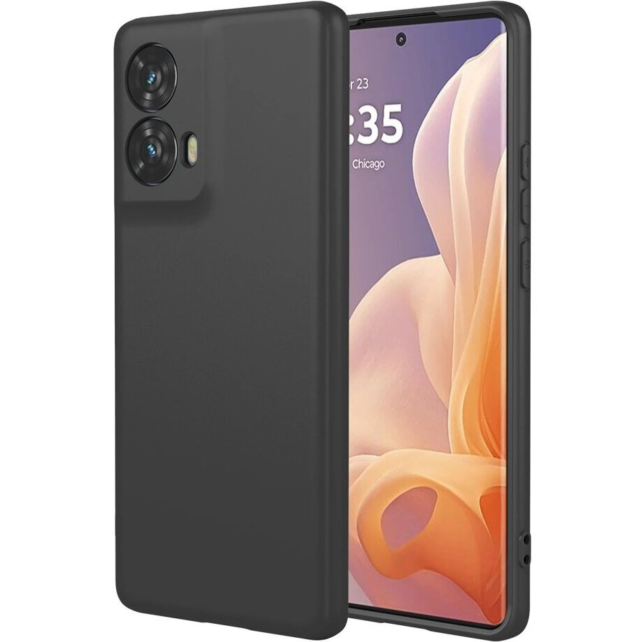 Schutzhülle Für Motorola Moto G24 / G24 Power / G04, Silikon Lite, Schwarz