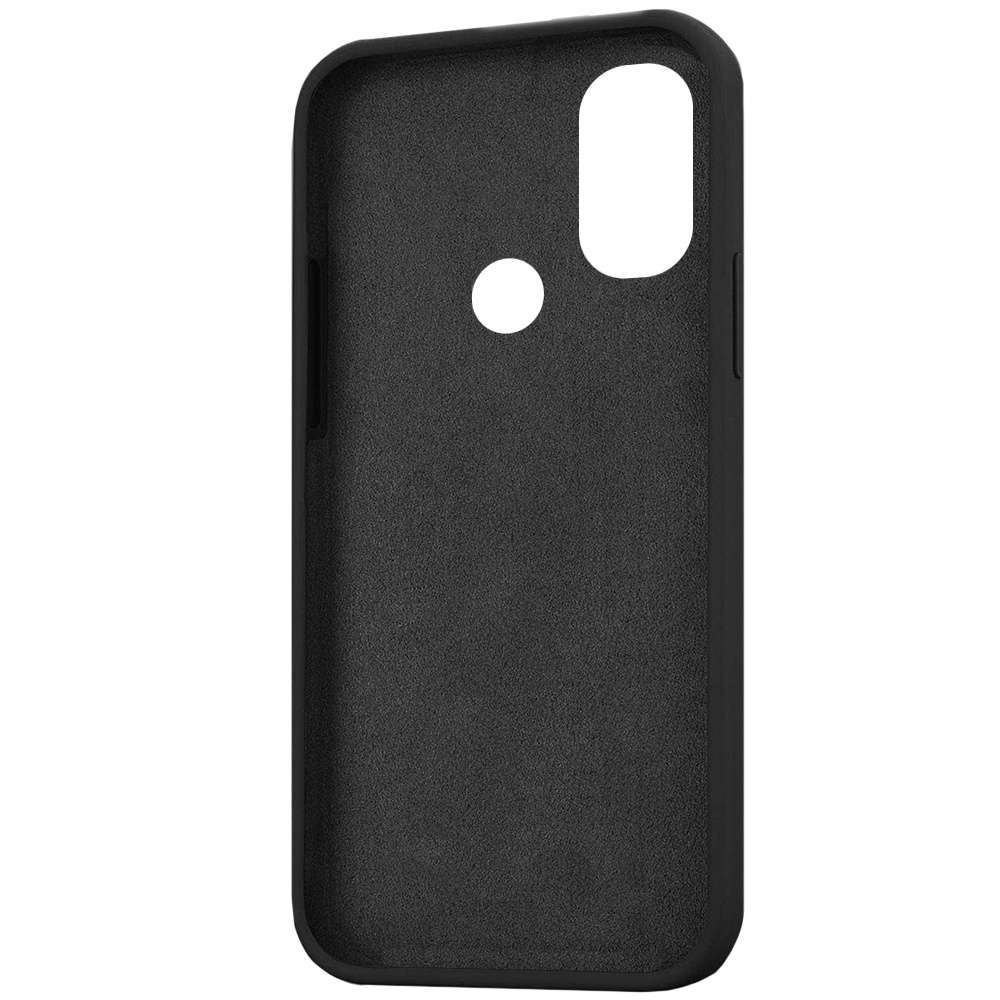 Schutzhülle Für Motorola Moto E40/e30/e20, Silikon Lite, Schwarz