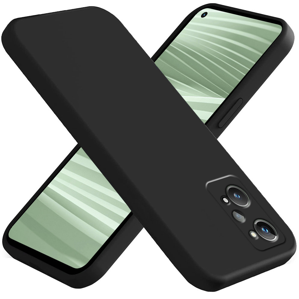 Schutzhülle Für Realme Gt 2 5g / Gt Neo 2 / Gt Neo 3t, Silikon Lite, Schwarz