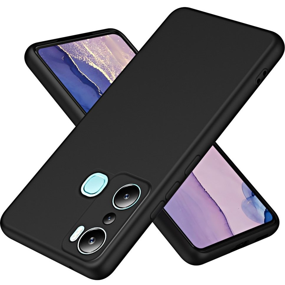 Schutzhülle Für Infinix Hot 20i, Silikon Lite, Schwarz