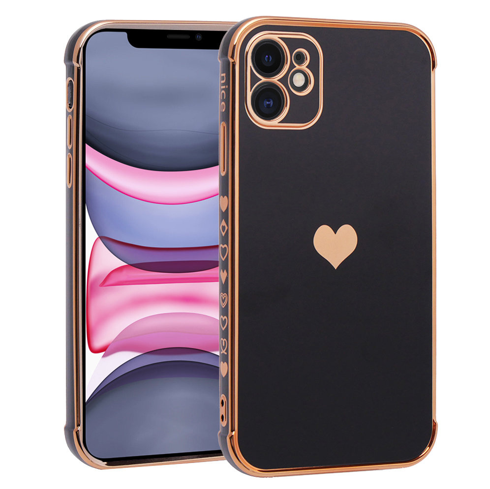 Hülle Für Apple Iphone 11, Elektroherz, Schwarz