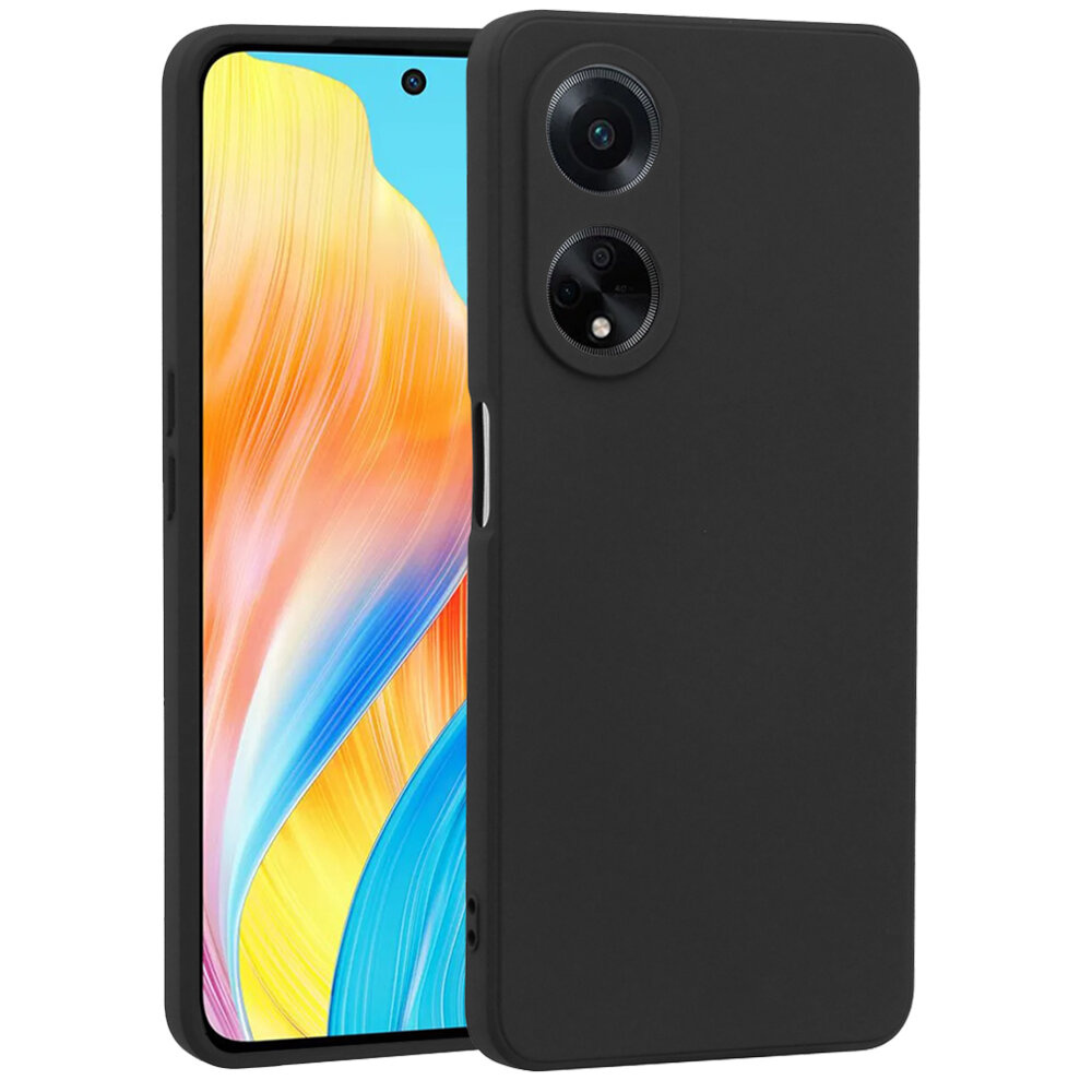 Schutzhülle Für Oppo A58 4g, Silikon Lite, Schwarz