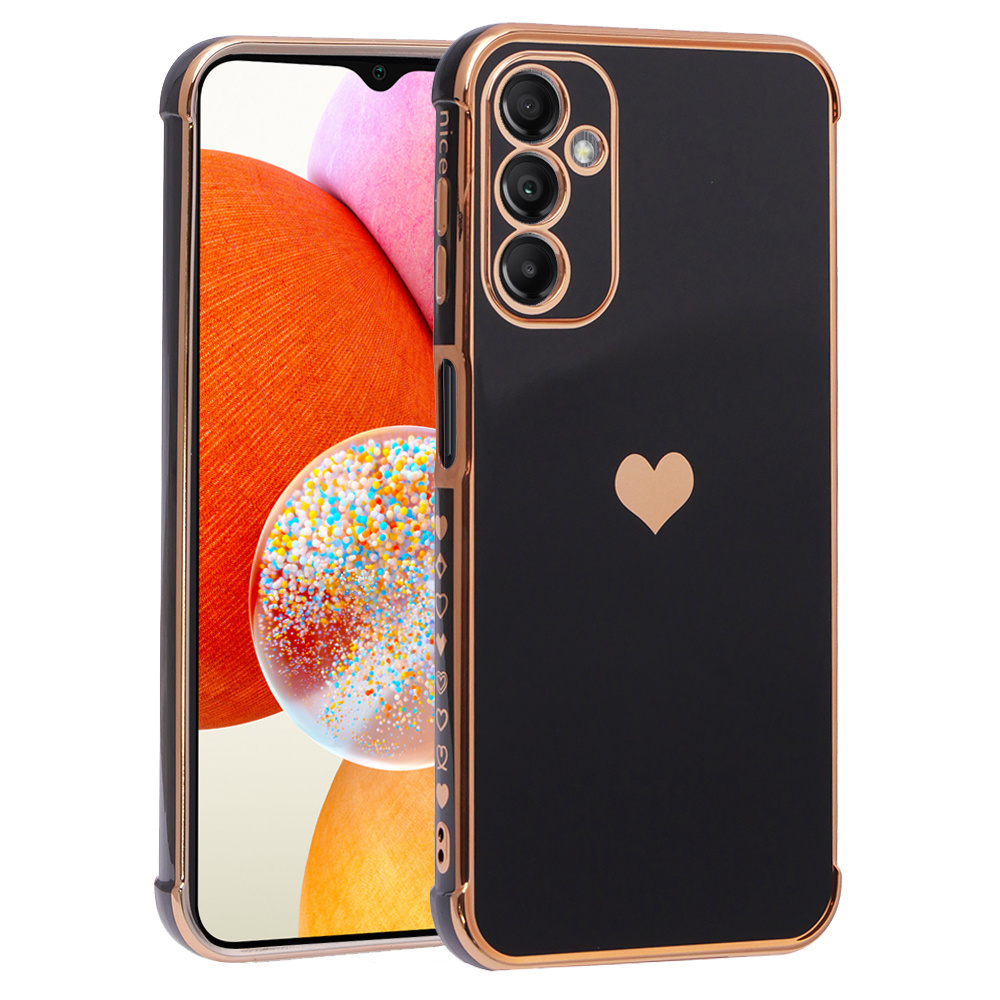 Schutzhülle Für Samsung Galaxy A14 4g/5g, Elektroherz, Schwarz