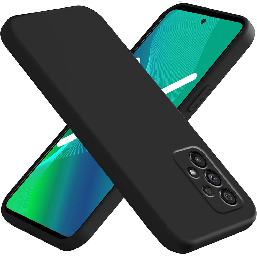 Schutzhülle Für Samsung Galaxy A53 5g, Silikon Lite, Schwarz