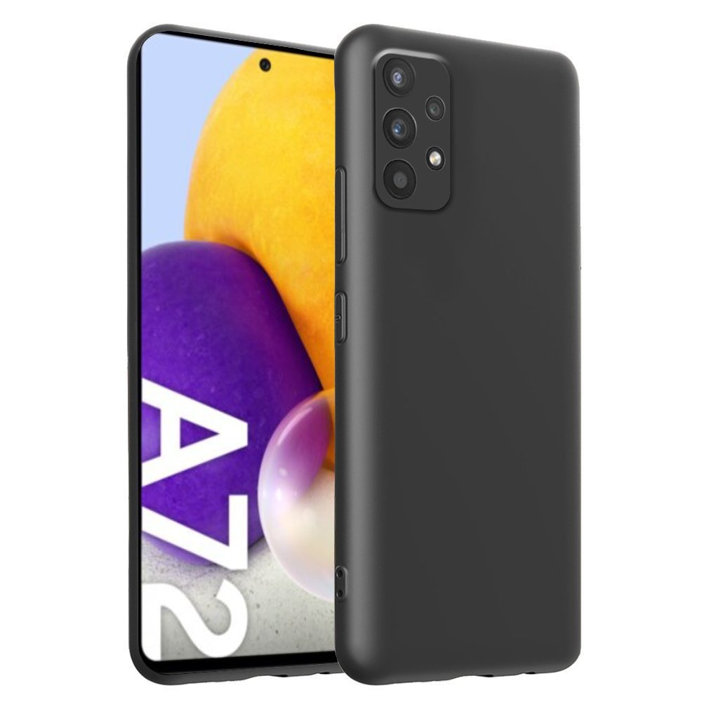 Schutzhülle Für Samsung Galaxy A72 / A72 5g, Silikon Lite, Schwarz