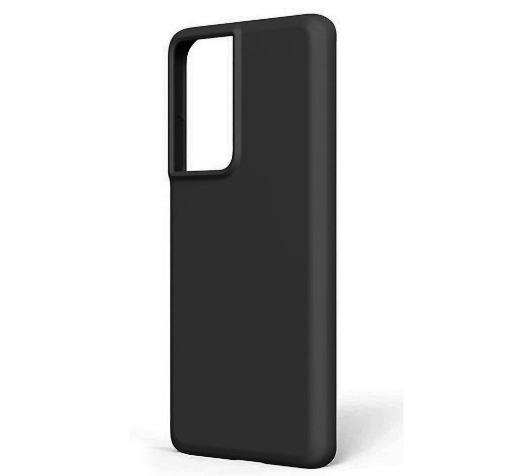 Schutzhülle Für Samsung Galaxy S21 Ultra, Silikon Lite, Schwarz