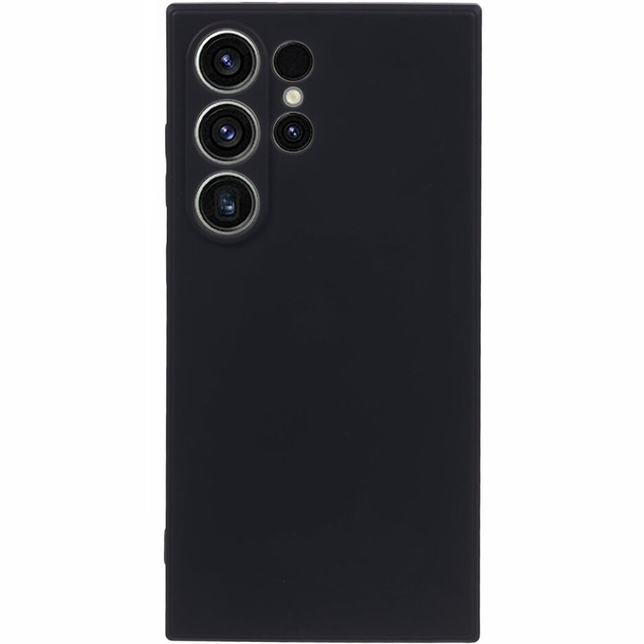 Schutzhülle Für Samsung Galaxy S24 Ultra, Silikon Lite, Schwarz