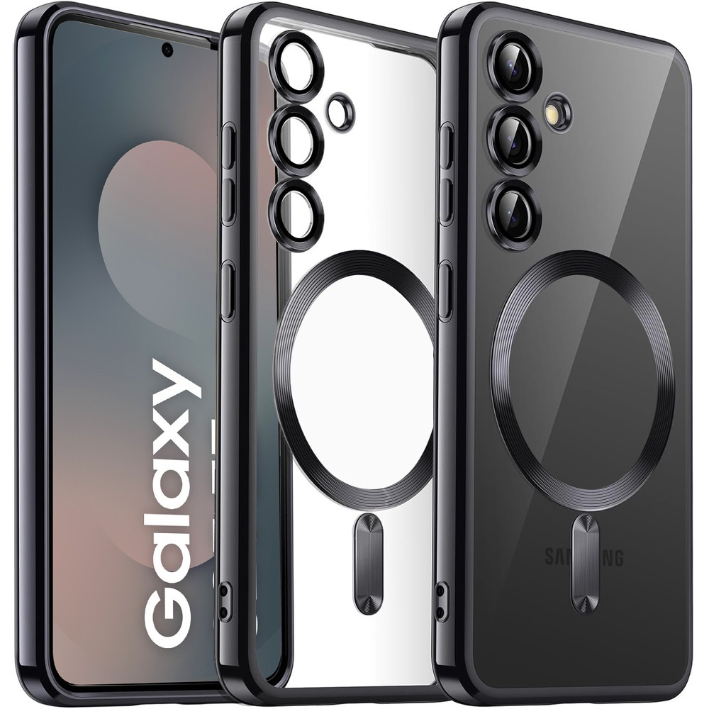 Schutzhülle Für Samsung Galaxy S25 Fe, Electro Magsafe, Schwarz