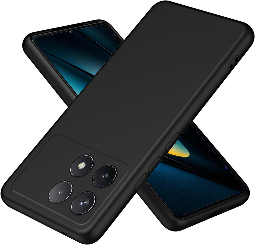Schutzhülle Für Xiaomi Poco F6 Pro, Silikon Lite, Schwarz